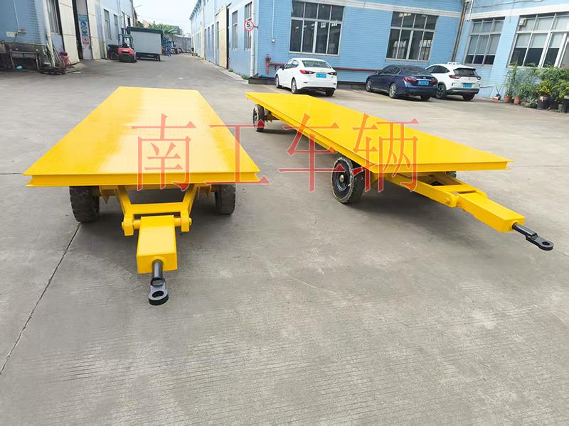 5噸工業(yè)平板拖車 牽引式全掛工具拖車